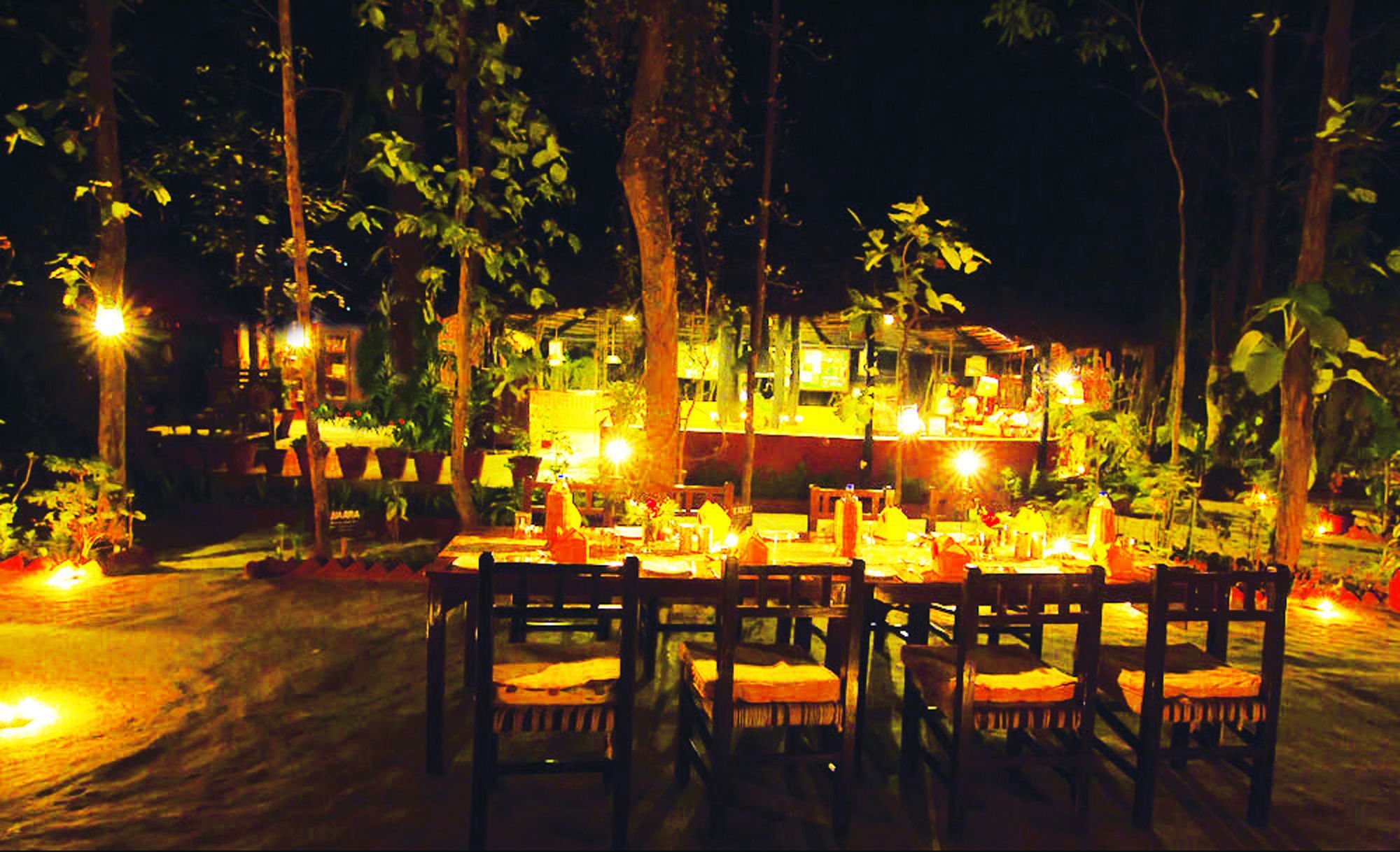 Rainbow Safari Resort Sauraha Bagian luar foto